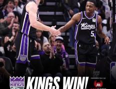 国王三巨头联手，逆转取胜得分突破，刷新队史纪录冲击季后赛！的简单介绍